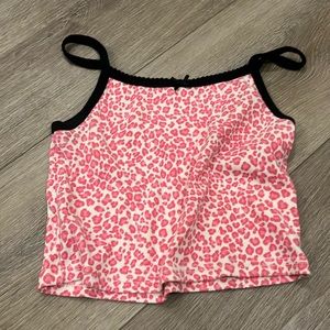 Brandy Melville cheetah print shirt